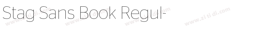 Stag Sans Book Regul字体转换